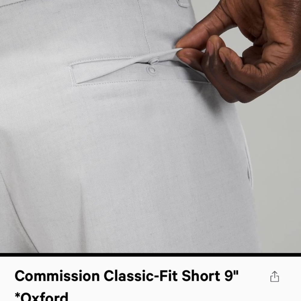 lululemon athleta Commission shorts, size 28, Like New - Picture 11 of 12